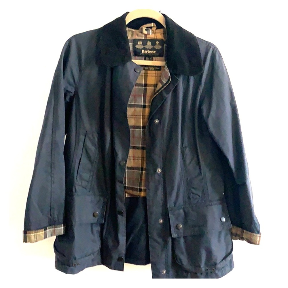 Navy Barbour Jacket